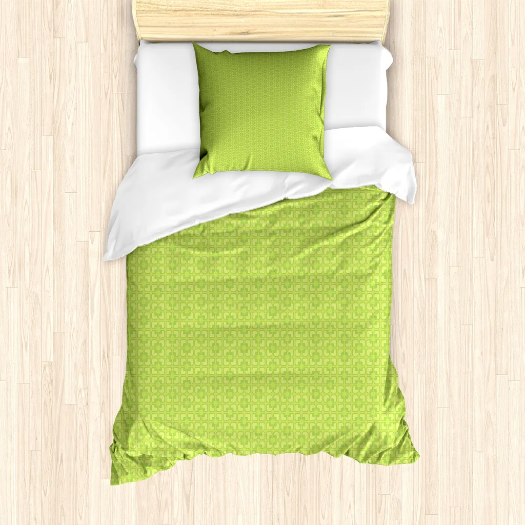 Copripiumino ABAKUHAUS Verde Shamrock - Basta Polvere nel Letto!