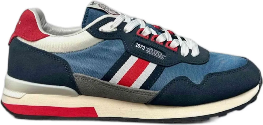 Baskets Homme Pepe Jeans Bleu PMS40027-595 - Look Casual Chic Taille 40
