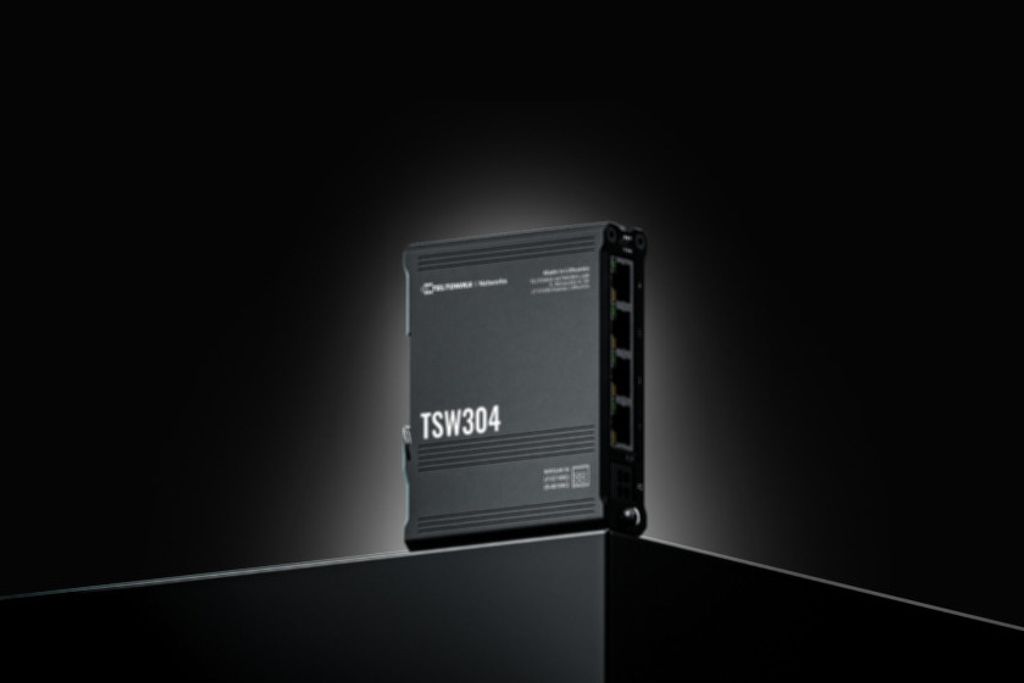 Teltonika TSW304 Netzwerk-Switch Gigabit Ethernet (10/100/1000) Power over Ethernet (PoE) Schwarz