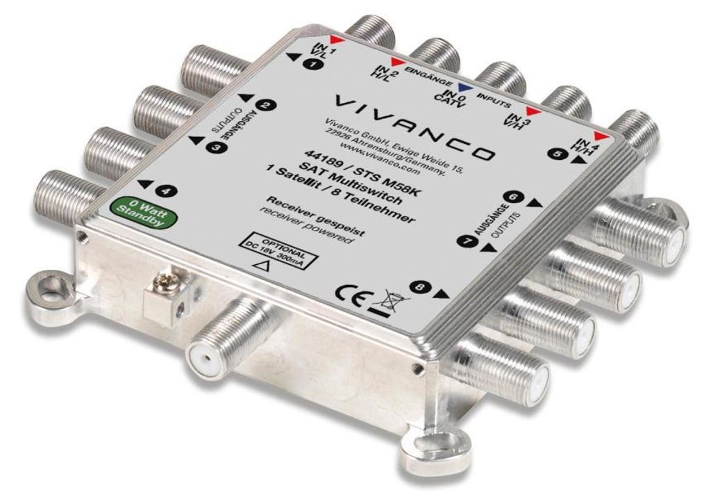 SAT Multischalter 5/8 digital, kompakt (44189) Produktbild 