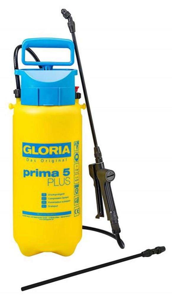 GLORIA Prima 5 PLUS, Handgartenspritzer, 7 l, 5 l, Blau, Produktbild 