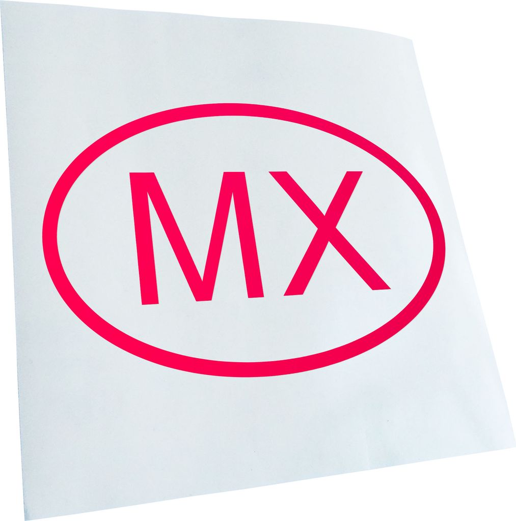 Kiwistar - Autoaufkleber - Mexiko MX Heckscheibe - Aufkleber für Auto Kfz Fahrrad, LKW, Truck Mofa