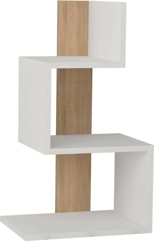 Tavolino Salotto Bianco Dmora Umbro 30x42x72h - Design Multiuso