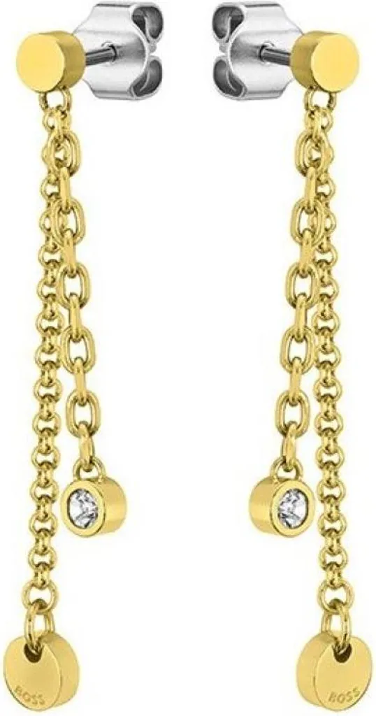 Boss Jewelry 1580333 Orecchini IRIS - Pendenti Oro Giallo con Pietre
