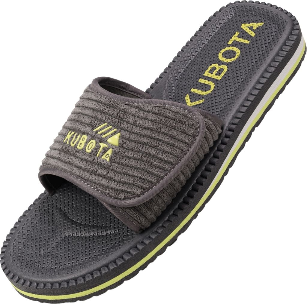 Kubota Cord Schlappen mit Klettverschluss Latschen Produktbild 