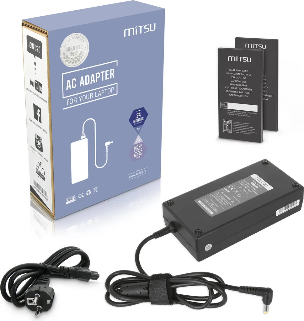 Adaptateur secteur 180W pour Acer 19,5V 9,23A - Câble alimentation écran