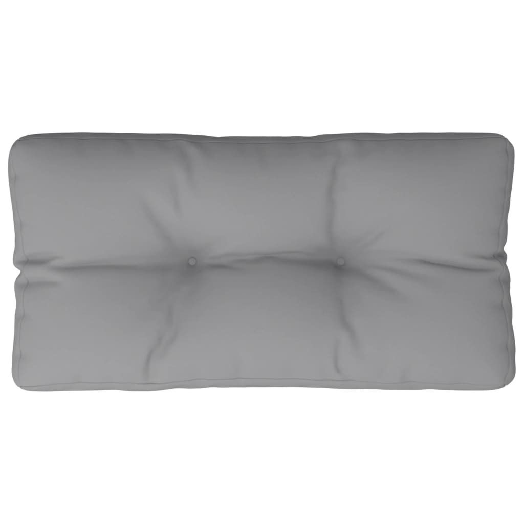 vidaXL Paletový vankúš sivý 70x40x12 cm Látka Obrázok produktu 