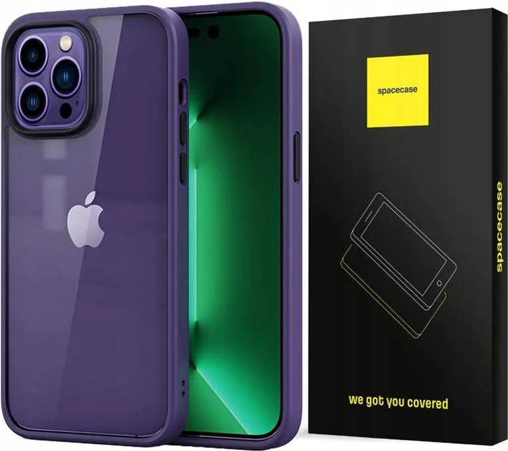 Custodia iPhone 14 Pro Viola Metro | Cover Protettiva Premium SC