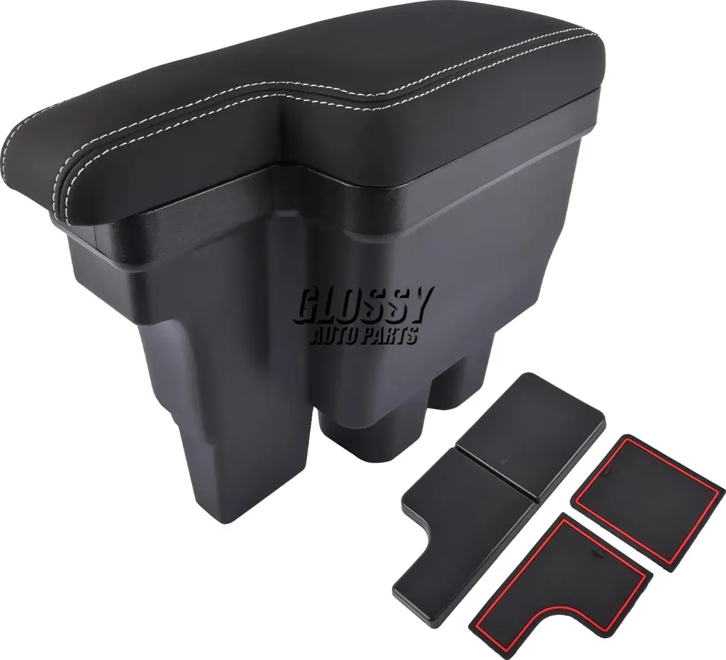 Boîte de Rangement 38x34cm Grand Volume pour Suzuki Jimny JB64 Noir