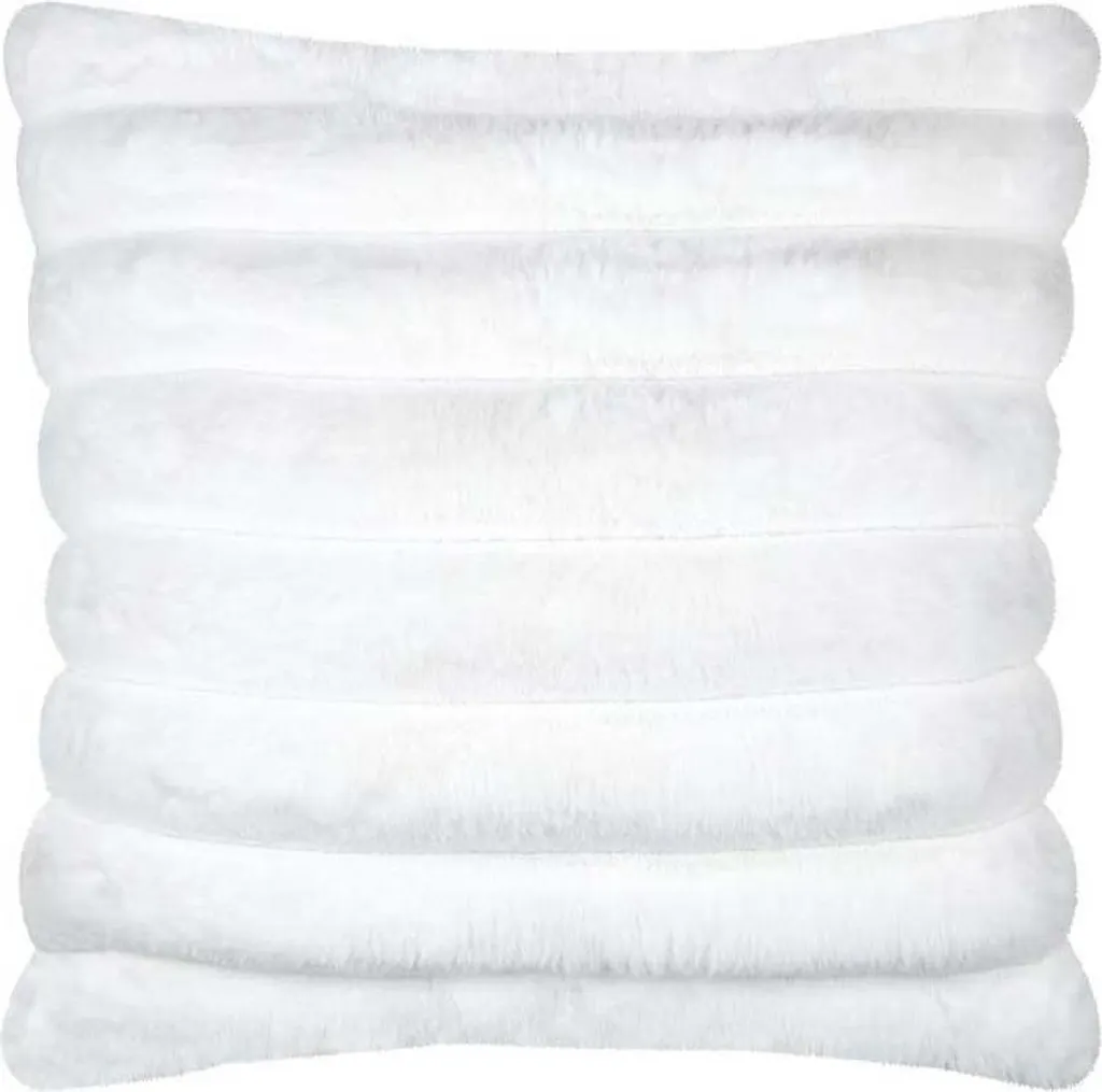 Coussin POLARY déhoussable à rayures épaisses et texture haut de gamme