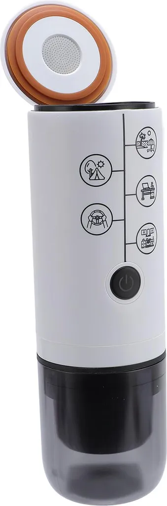 Cafetière Électrique 17 Bar Haute Pression - Design Blanc Multi-Usage