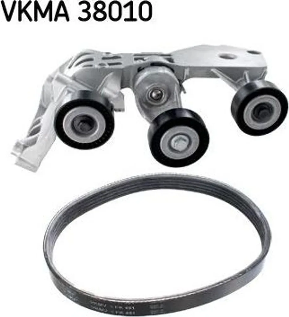 SKF VKMA 38010 Kit Courroies Trapézoïdales OE 0119979292 Classe A