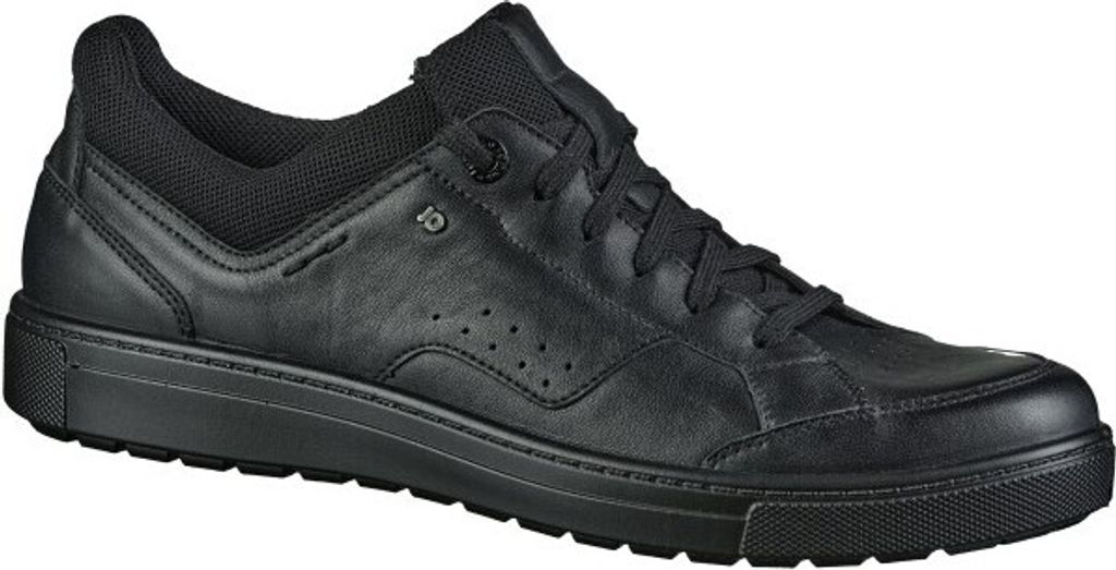 Jomos Herren Glattleder Halbschuhe in schwarz, Extra Weite H, herausnehmbares Jomos Aircomfort Fußbett