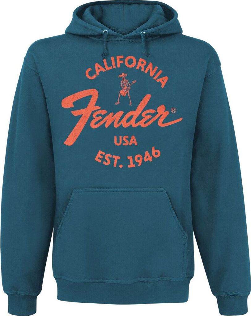 Fender Kapuzenpullover Herren Est. 1946 dunkelblau L