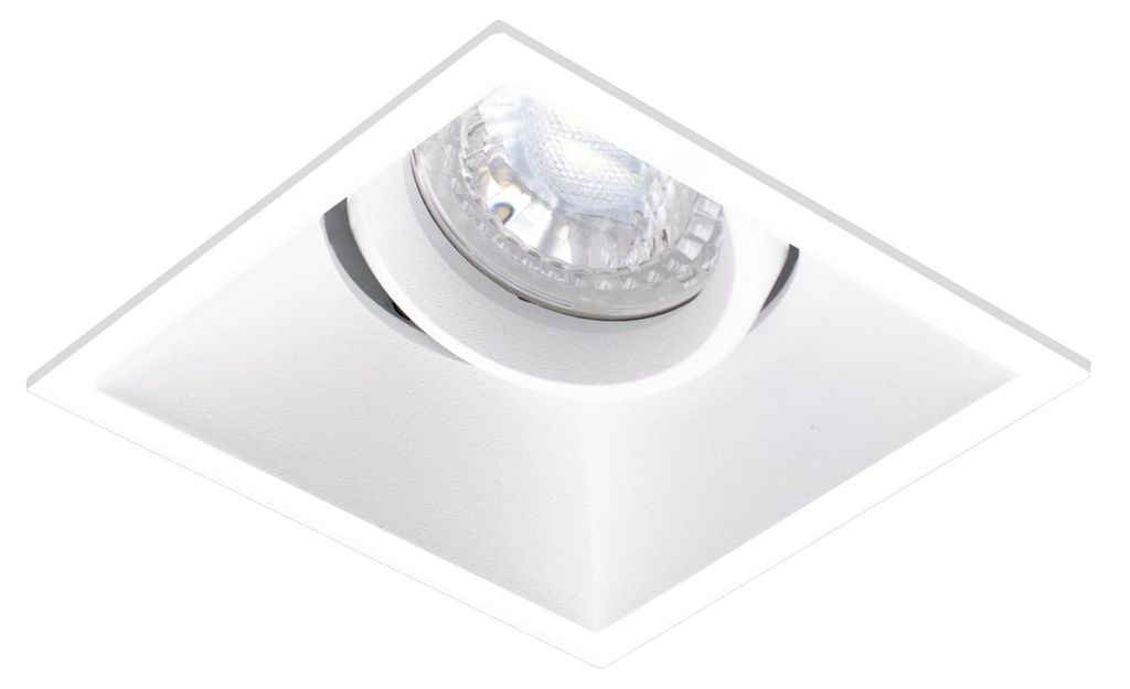 CENTURY KLAK SQUARE CONICAL Einbauleuchte, verstellbar, GU10, weiß