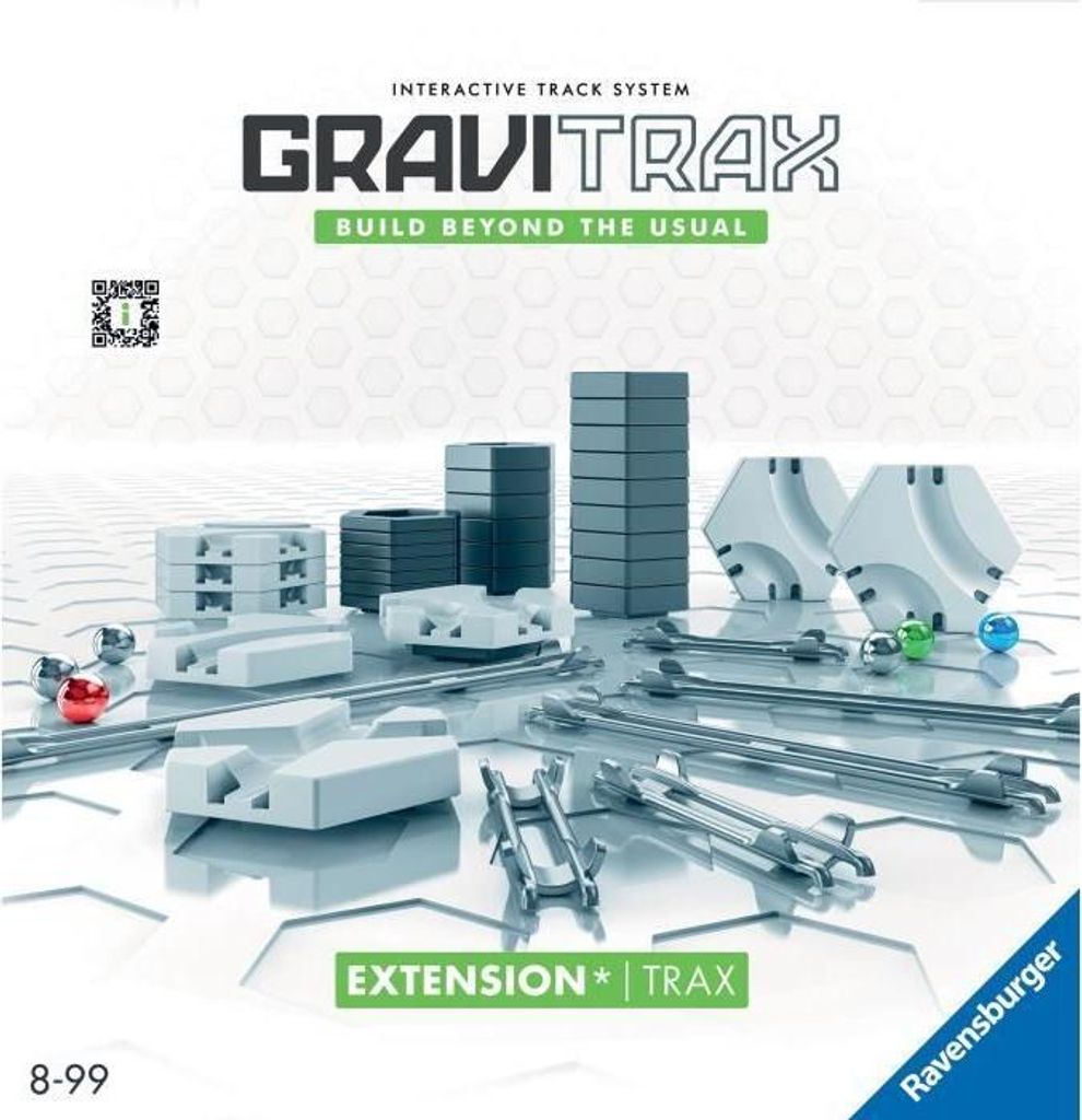 GraviTrax Erweiterungs-Set Trax Schienen, 44 Teile, Kompatibel mit allen GraviTrax Produkten, 8+ Jahre