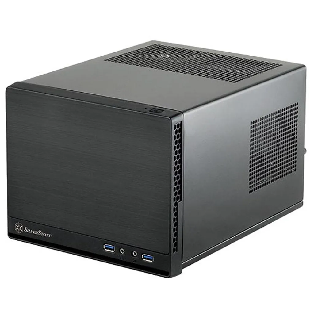 Silverstone SST-SG13B-Q Case Mini-ITX Nero Silenzioso | Offerta E-shop