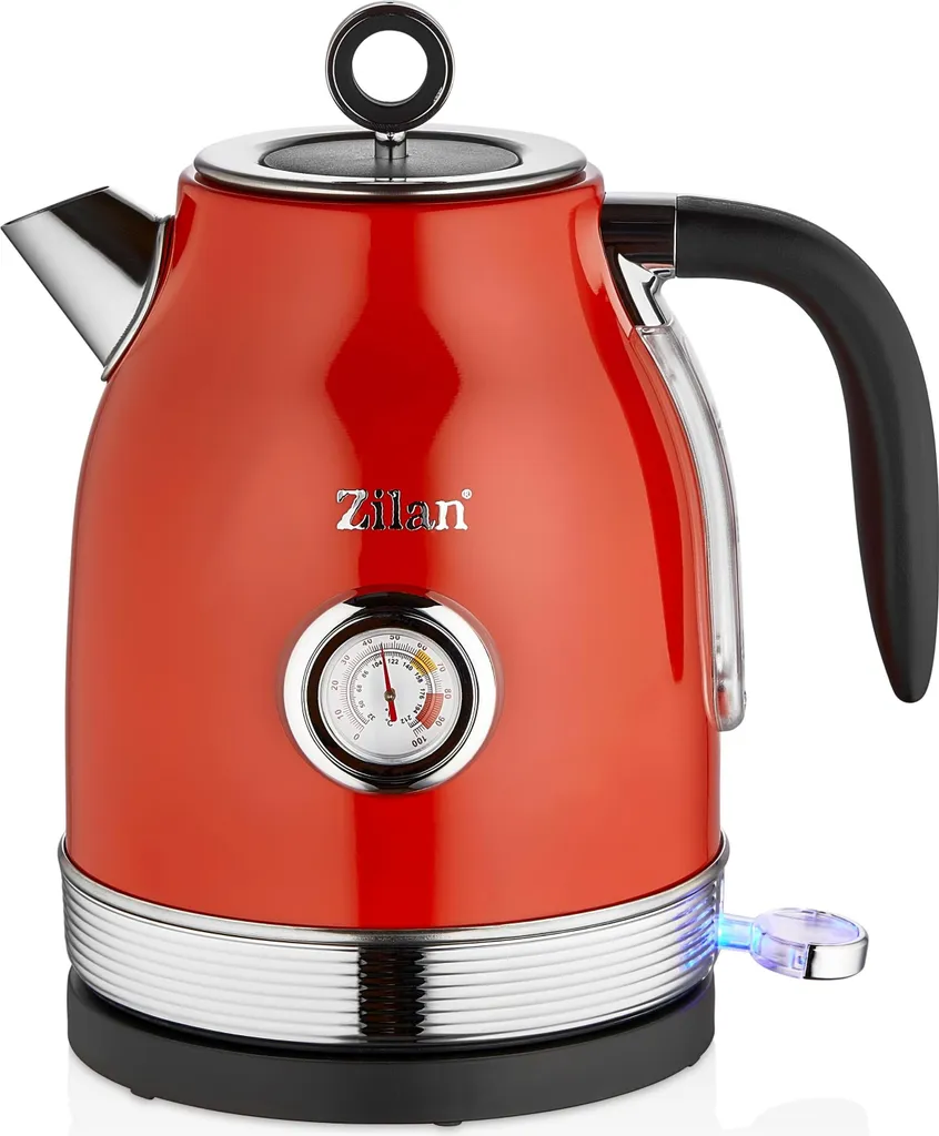 Bouilloire rapide Zilan 1,7L : fini le calcaire dans votre thé rétro