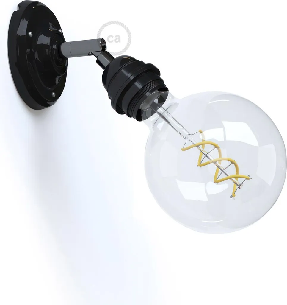 Applique porcelaine E27 Fermaluce : finis les luminaires fragiles