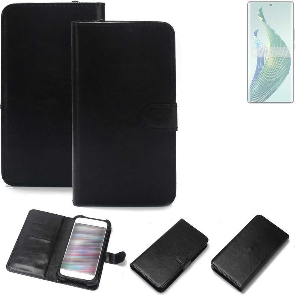 K-S-Trade Handyhülle Schutzhülle kompatibel mit Honor Magic5 Lite 5G Handy Schutz Hülle Handyhülle Bumper schwarz 1x