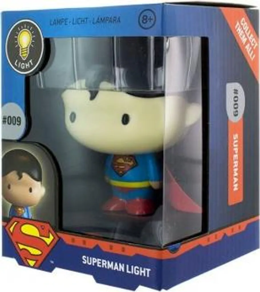Luce Notturna Superman 3D - Regalo Bambini DC Comics Originale - 8