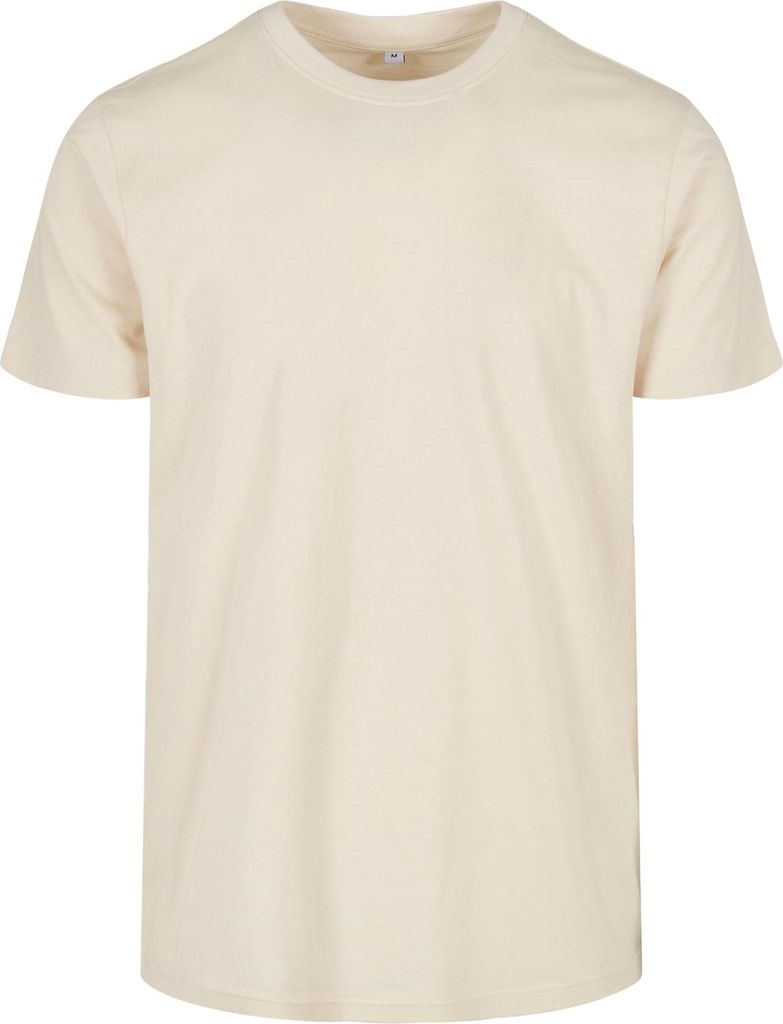 Build Your Brand Basic BB010 | Basic Round Neck T-Shirt XS bis 5XL - Farbe: Sand - Größe: M