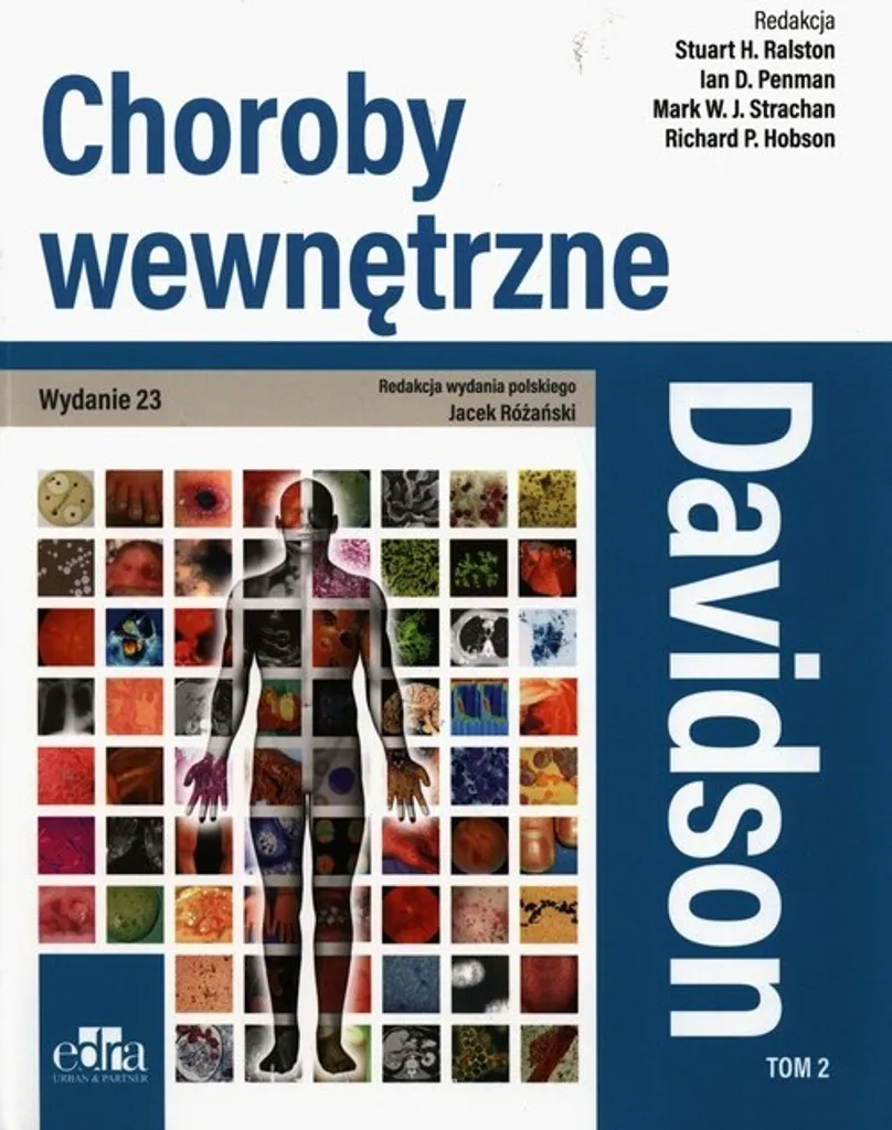 Livre de Médecine Davidson Internal Diseases Vol 2 Édition Polonaise