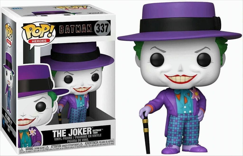 Batman 1989 - The Joker 337 - Funko Pop! - Vinyl Figur Produktbild 