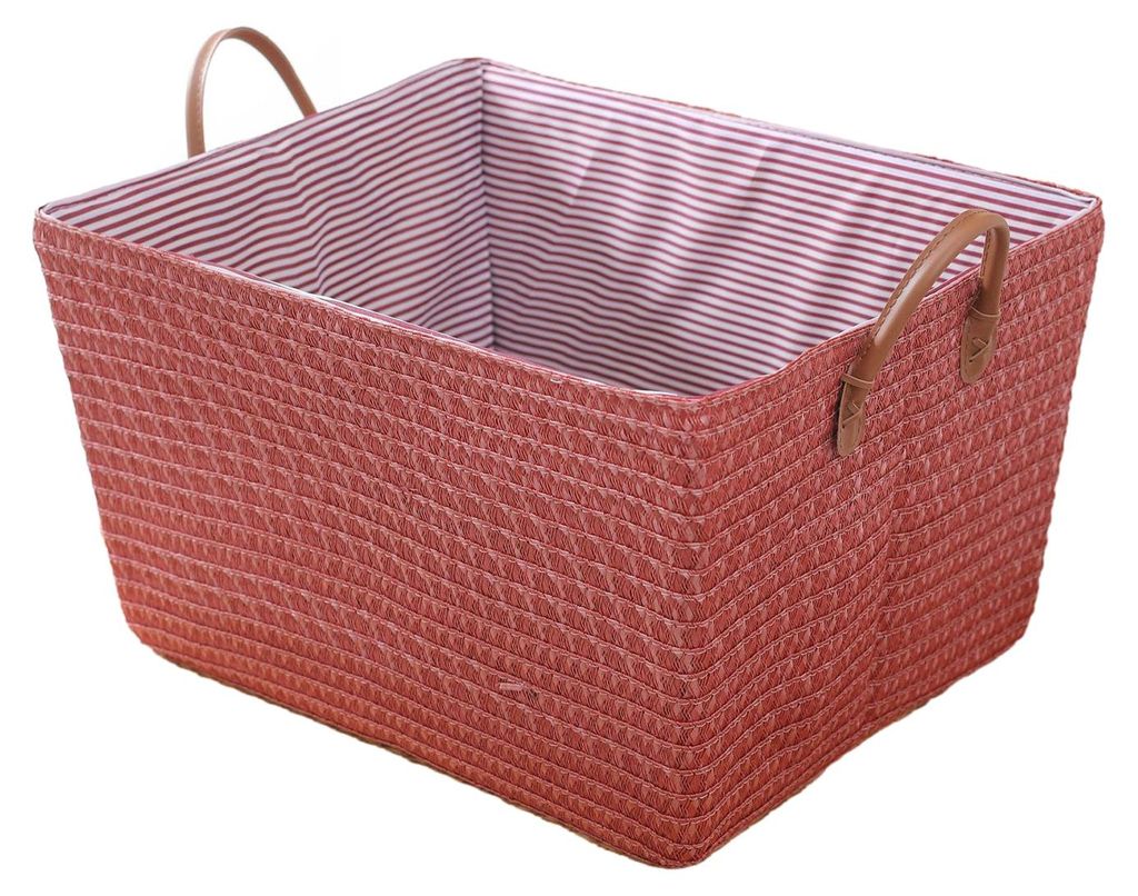 Aufbewahrungskorb, feuchtigkeitsbeständig, faltbar, mit zwei Griffen, hohe Tragfähigkeit, Aufbewahrungsbox