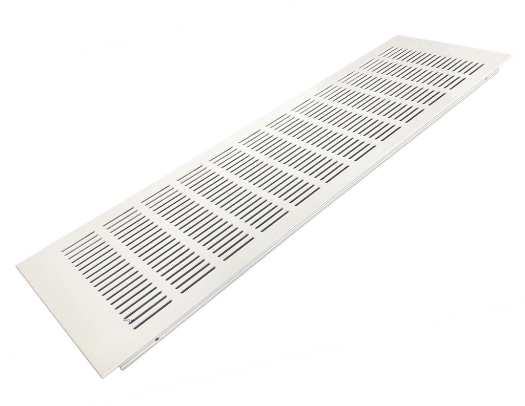 Lüftungsgitter LG-5015 W – Alu, Weiß, 500 X 150 Mm Für Tür Oder Wand