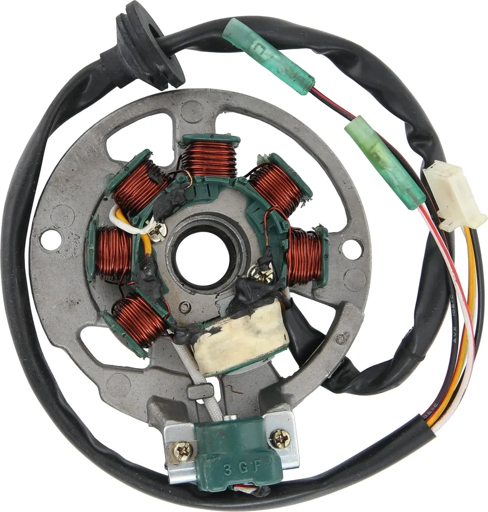 Statore SGR 7 poli con piastra per Minarelli Yamaha 50cc | Ricambio Top - 2