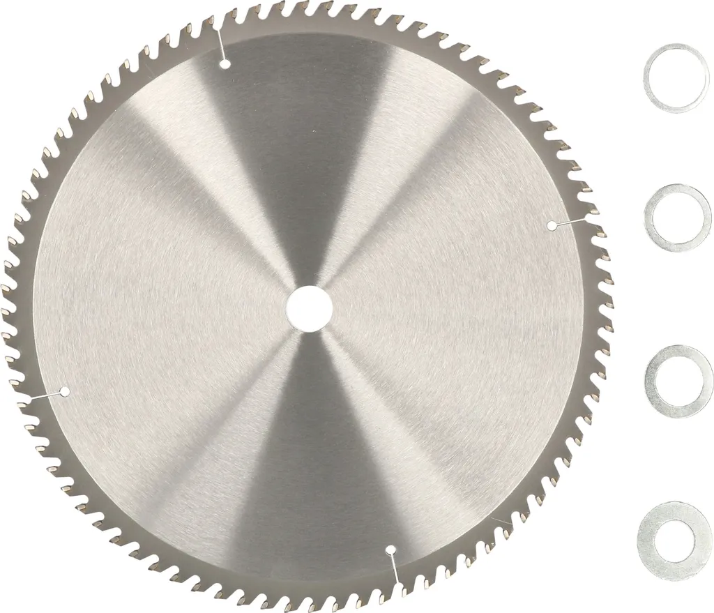 KOTARBAU® Lama in metallo duro per il taglio del legno 80 denti 500 mm + anelli di riduzione