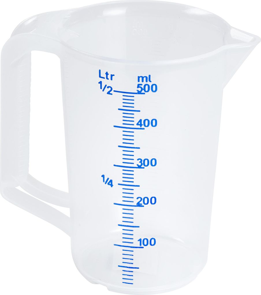Hünersdorff meetbeker 500 ml, polypropyleen, diameter 90 x Productafbeelding 