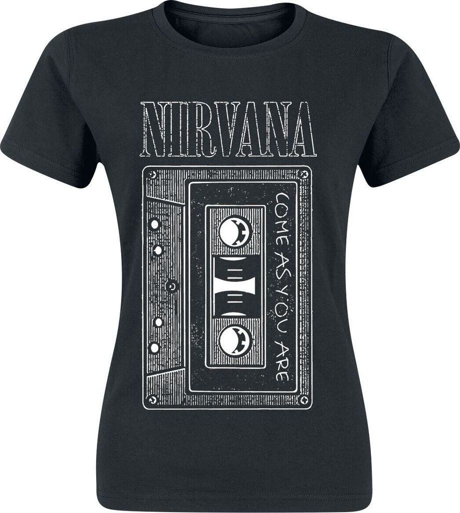 Nirvana T-Shirt Damen As You Are Tape schwarz M Produktbild 