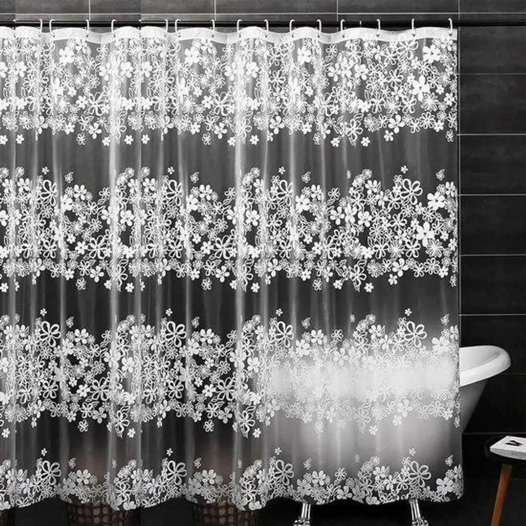 Rideau de douche anti-moisissure 180x200 cm fini les traces d'humidité