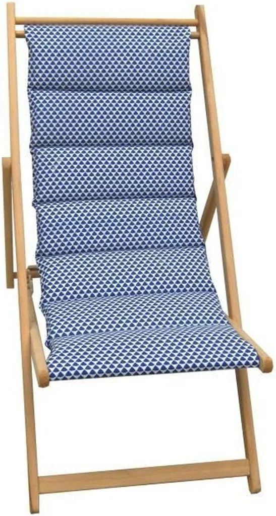 Chaise longue de jardin pour piscine Fjord - Relaxation et repos matelassé