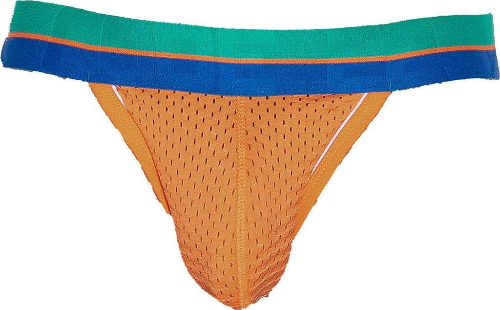 CODE 22 Bright Mesh Jockstrap Orange - Größe XXL
