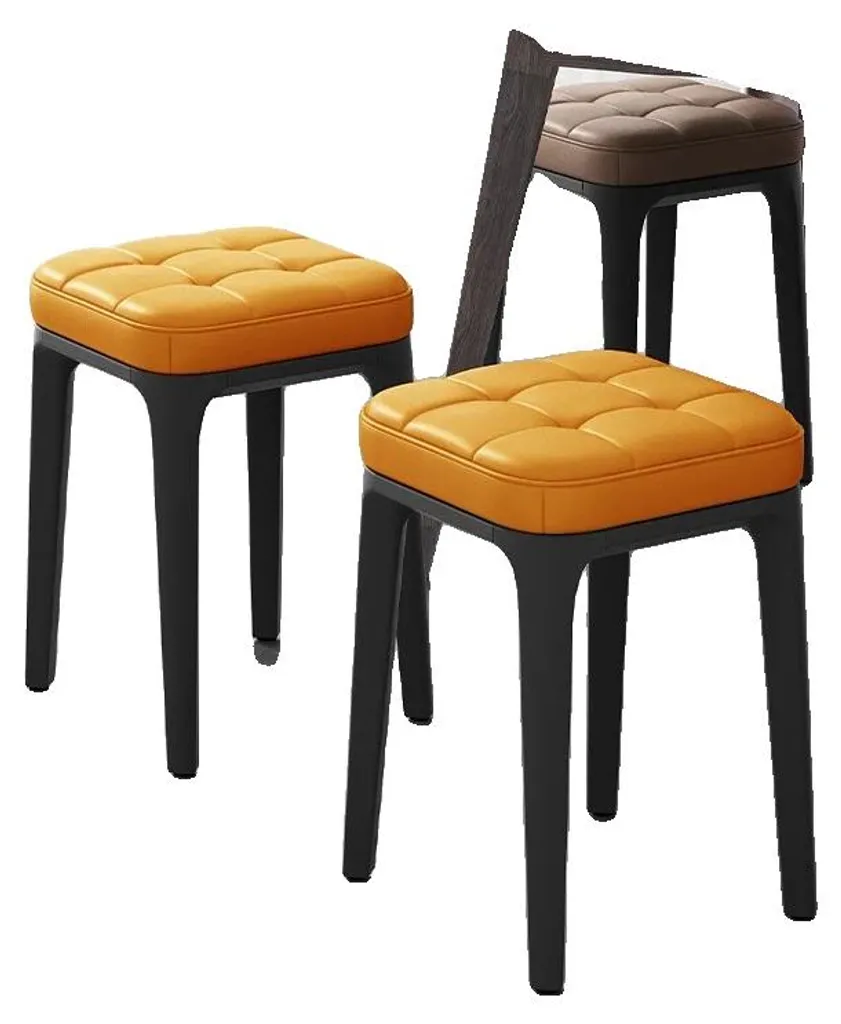 Tabouret de bar ergonomique orange : fini le mal de dos au comptoir