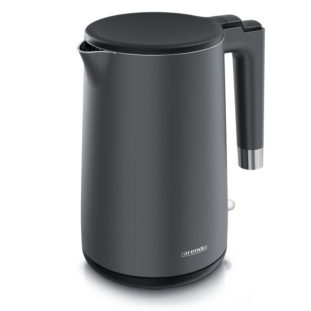 Arendo Wasserkocher Edelstahl CORE, 1,5L, 2000W, Produktbild 