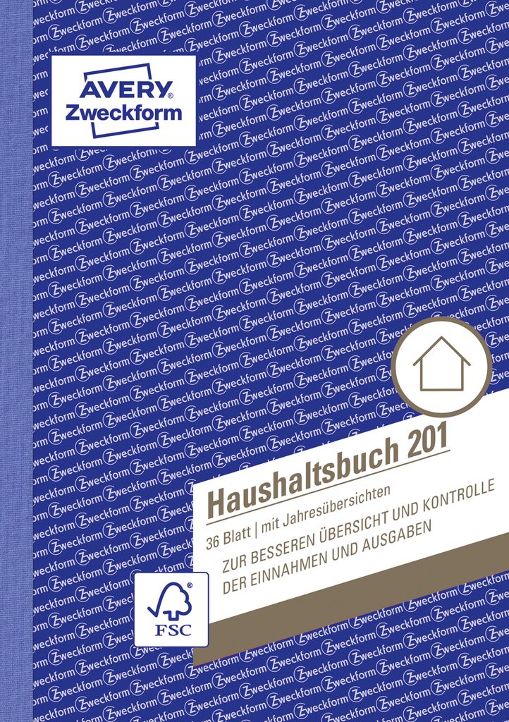 Haushaltsbuch A5 36Blatt Produktbild 