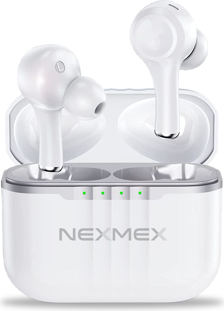 Bluetooth In-Ear Kopfhörer für iPhone kabellose Ohrhörer mit Mikrofon LadeboxFarbe:6_TWS J7 Weiss