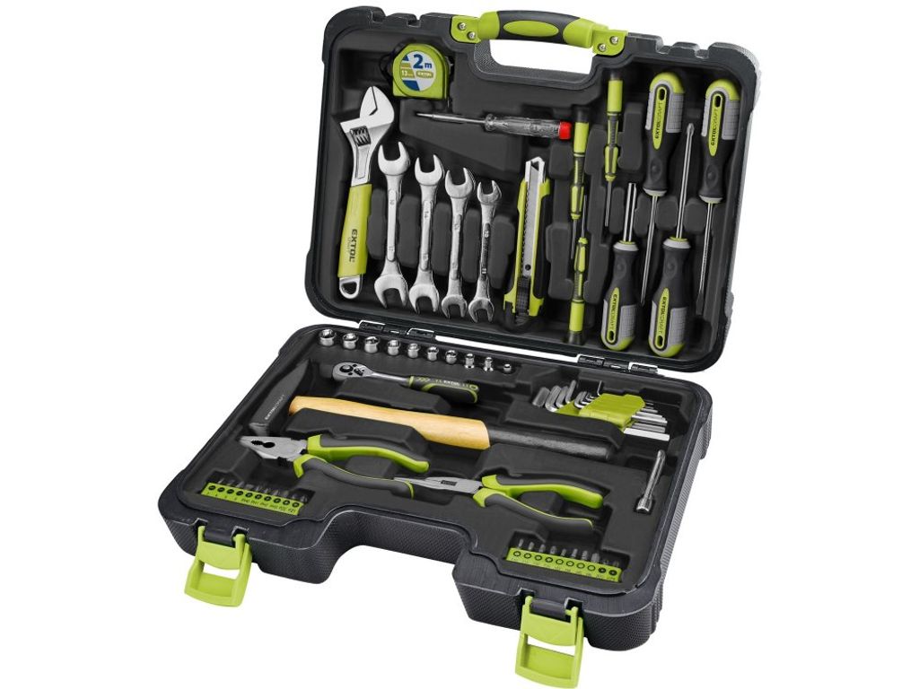 EXTOL CRAFT 6583 Werkzeugsatz 59-tlg., 1/4", CrV