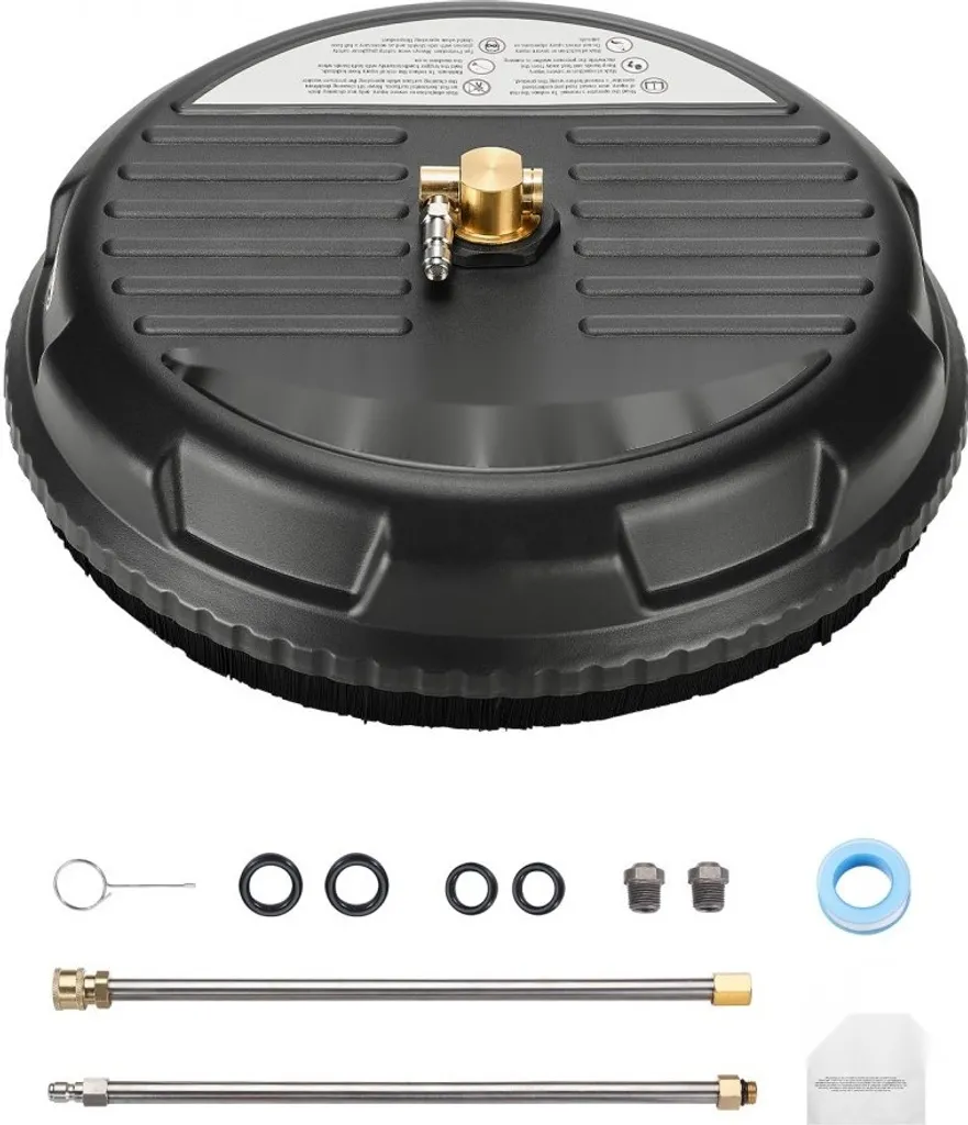 Nettoyeur haute pression pour sols et terrasses avec 2 tiges de 385mm