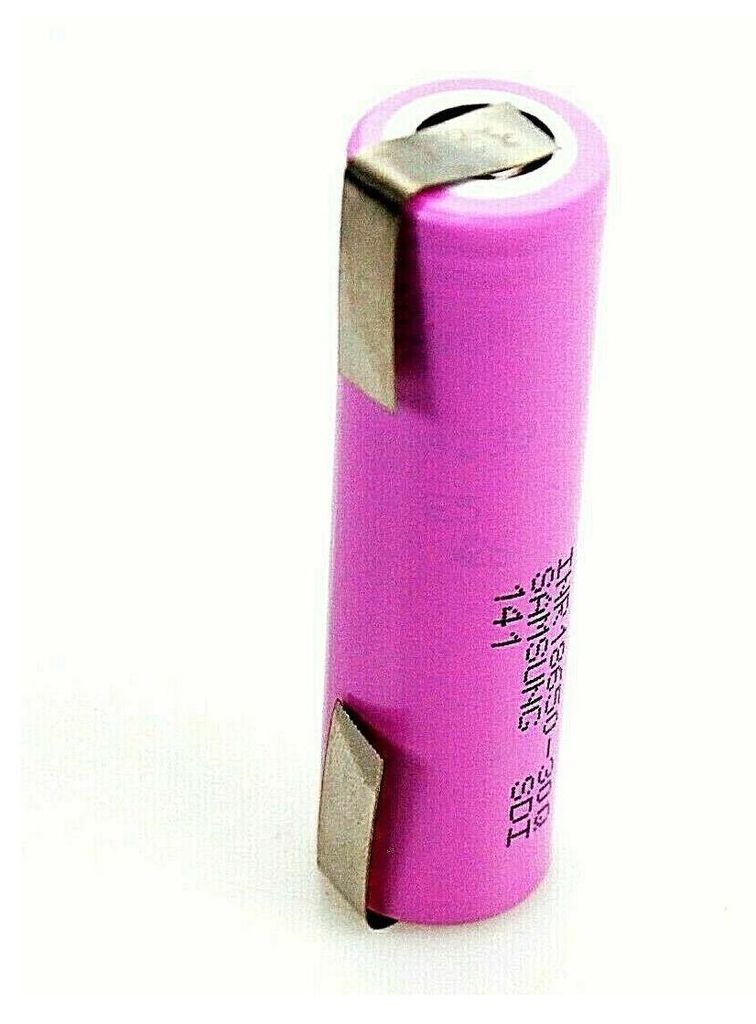1 x Samsung INR18650-30Q 3,6V -3,7V 3000mAh 15A Li-Ion Akku mit Lötfahne U