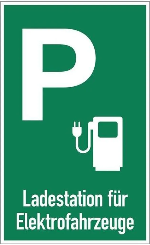 Panneau de parking Station de recharge pour véhicule électrique Alu 400x250