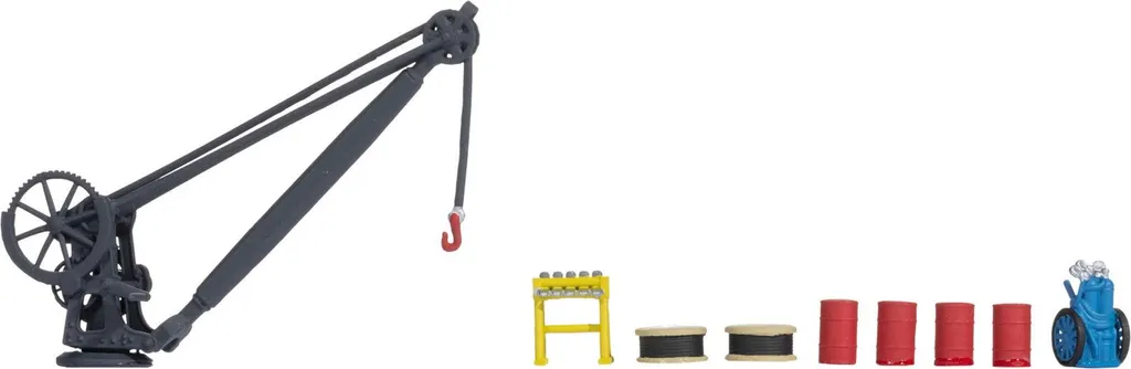 Set d'Accessoires Détaillés de Gare H0 pour Modélisme Ferroviaire NOCH