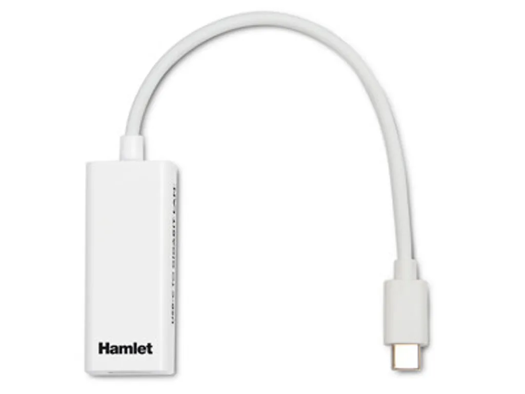 Scheda di Rete Hamlet HNU3GIGATC USB-C Gigabit LAN - Connessione Sicura