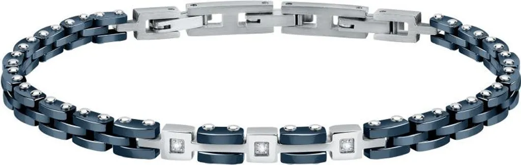 Bijou homme chic pour mariage ou soirée bracelet diamant SAUK04