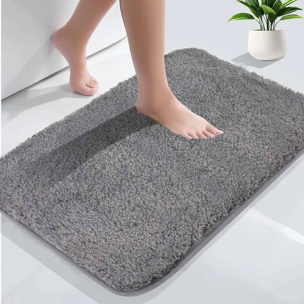Tapis de bain antidérapant gris : fini les glissades et les sols mouillés