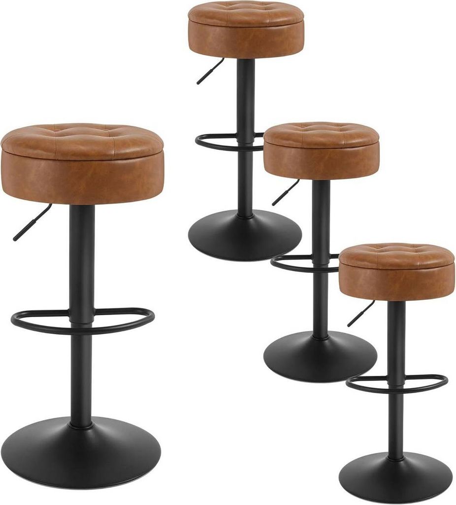 WOLTU Barhocker, Sitzhocker mit Stauraum, höhenverstellbar, Produktbild 